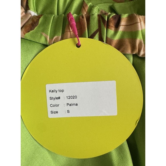 ALDEN ADAIR Sophia Palma Set Hi-Low Maxi Skirt Ruffle Cropped Blouse Resort NEW - Picture 11 of 16